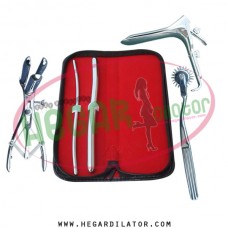 Hegar dilator Set of 2pcs 5-6, 11-12, pinwheel, mathieu speculum, grave large