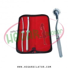 Hegar dilator Set of 2pcs 5-6, 11-12, wartenberg pinwheel