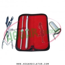 Hegar dilator Set of 2pcs 5-6, 13-14, mathieu speculum, collin large