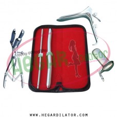 Hegar dilator Set of 2pcs 5-6, 13-14, mathieu speculum, grave speculum large, collin large