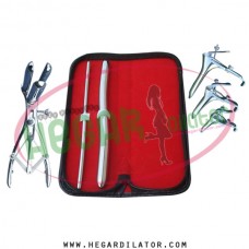 Hegar dilator Set of 2pcs 5-6, 13-14, mathieu speculum, grave speculum 3pcs