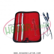 Hegar dilator Set of 2pcs 5-6, 13-14, mathieu speculum