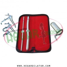 Hegar dilator Set of 2pcs 5-6, 13-14, grave speculum 3pcs, collin large
