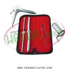 Hegar dilator Set of 2pcs 5-6, 13-14, grave speculum large, collin large