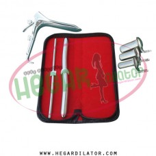 Hegar dilator Set of 2pcs 5-6, 13-14, grave speculum large, collin 3pcs