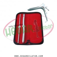 Hegar dilator Set of 2pcs 5-6, 13-14, grave speculum large