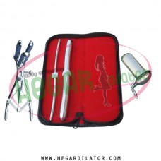 Hegar dilator Set of 2pcs 5-6, 15-16,mathieu speculum, collin large