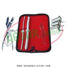 Hegar dilator Set of 2pcs 5-6, 15-16,mathieu speculum, collin 3pcs