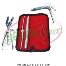 Hegar dilator Set of 2pcs 5-6, 15-16,mathieu speculum, grave large
