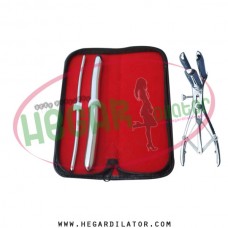 Hegar dilator Set of 2pcs 5-6, 15-16,mathieu speculum