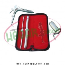 Hegar dilator Set of 2pcs 5-6, 15-16, grave speculum small, collin small