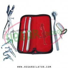 Hegar dilator Set of 2pcs 5-6, 15-16, pinwheel, mathieu speculum, grave 3pcs, collin large