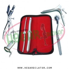 Hegar dilator Set of 2pcs 5-6, 15-16, pinwheel, mathieu speculum, grave medium, collin large