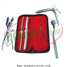 Hegar dilator Set of 2pcs 5-6, 15-16, pinwheel, mathieu speculum, grave medium