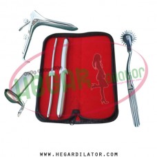 Hegar dilator Set of 2pcs 5-6, 15-16, pinwheel, grave speculum small, collin medium