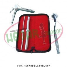 Hegar dilator Set of 2pcs 5-6, 15-16, pinwheel, grave speculum small