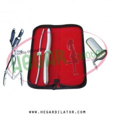 Hegar dilator Set of 2pcs 5-6, 17-18, mathieu speculum collin speculum large