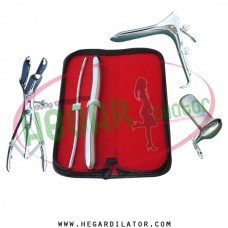 Hegar dilator Set of 2pcs 5-6, 17-18, mathieu speculum grave speculum medium, collin large