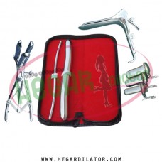 Hegar dilator Set of 2pcs 5-6, 17-18, mathieu speculum, grave speculum large, collin 3pcs