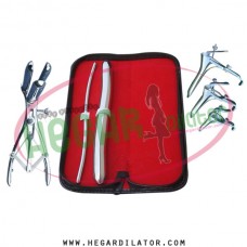 Hegar dilator Set of 2pcs 5-6, 17-18, mathieu speculum, grave speculum 3pcs