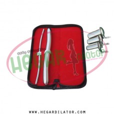 Hegar dilator Set of 2pcs 5-6, 17-18, collin speculum 3pcs