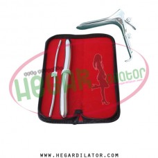Hegar dilator Set of 2pcs 5-6, 17-18, grave speculum large