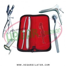 Hegar dilator Set of 2pcs 5-6, 17-18, pinwheel, mathieu speculum, grave large, collin large