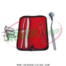 Hegar dilator Set of 2pcs 5-6, 17-18, pinwheel, collin 3pcs