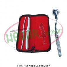 Hegar dilator Set of 2pcs 5-6, 17-18, pinwheel