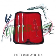 Hegar dilator Set of 2pcs 5-6, 7-8, mathieu spculum, grave speculum medium, collin 3pcs