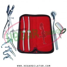 Hegar dilator Set of 2pcs 5-6, 7-8, pinwheel, mathieu speculum, grave 3pcs, collin large