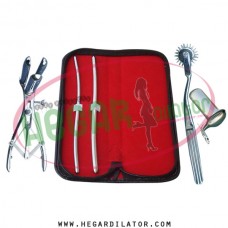 Hegar dilator Set of 2pcs 5-6, 7-8, pinwheel, mathieu speculum, collin large