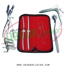 Hegar dilator Set of 2pcs 5-6, 7-8, pinwheel, mathieu speculum, grave large, collin 3pcs