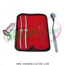 Hegar dilator Set of 2pcs 5-6, 7-8, pinwheel, collin speculum large