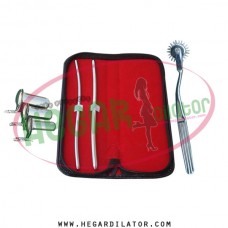 Hegar dilator Set of 2pcs 5-6, 7-8, pinwheel, collin speculum 3pcs