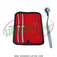 Hegar dilator Set of 2pcs 5-6, 7-8, wartenberg pinwheel