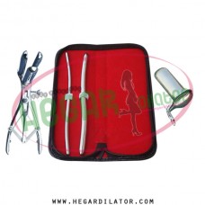 Hegar dilator Set of 2pcs 5-6, 9-10 mathieu anal speculum, collin large
