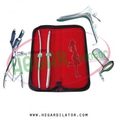 Hegar dilator Set of 2pcs 5-6, 9-10 mathieu anal speculum, grave large, collin small