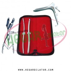 Hegar dilator Set of 2pcs 5-6, 9-10 mathieu anal speculum, grave medium