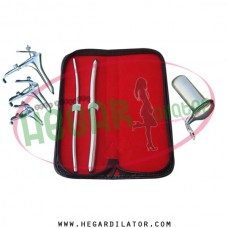 Hegar dilator Set of 2pcs 5-6, 9-10 grave 3pcs, collin speculum large