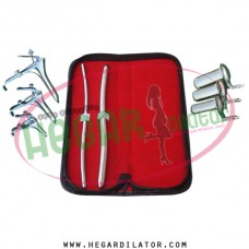 Hegar dilator Set of 2pcs 5-6, 9-10 grave speculum 3pcs, collin 3pcs