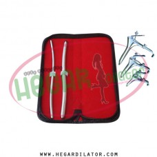 Hegar dilator Set of 2pcs 5-6, 9-10 grave speculum 3pcs