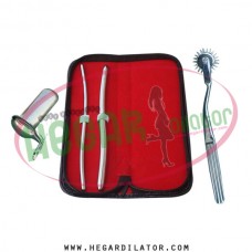 Hegar dilator Set of 2pcs 5-6, 9-10 pinwheel, collin speculum large