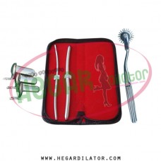 Hegar dilator Set of 2pcs 5-6, 9-10 pinwheel, collin speculum 3pcs