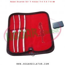 Hegar dilator set 3 pieces 3-4, 5-6 and 7-8 mm