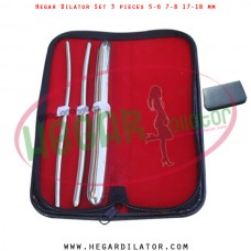 Hegar dilator set 3 pieces 5-6, 7-8 and 17-18 mm