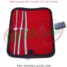 Hegar dilator set 3 pieces 5-6, 7-8 and 9-10 mm