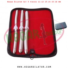 Hegar dilator set 3 pieces 11-12, 13-14 and 15-16 mm