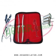 Hegar dilator Set of 2pcs 5-6, 9-10 mathieu anal speculum, collin 3pcs