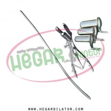 Hegar uterine dilator 3-4  mathieu anal speculum, collin speculum 3pcs